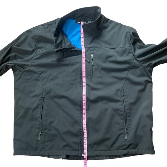 Free Tech Men's Softshell Lightweight Mock Zip Up Jacket Size 3XL - Picture 5 of 8